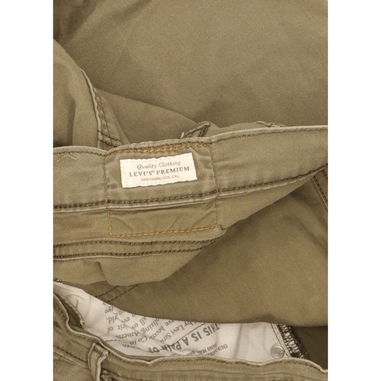 Levi's 512 Men Green Tapered Slim Stretch Jeans W31 L28