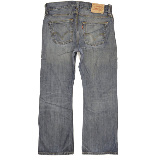 Levi's 512 Men Blue Bootcut Slim Jeans W34 L29