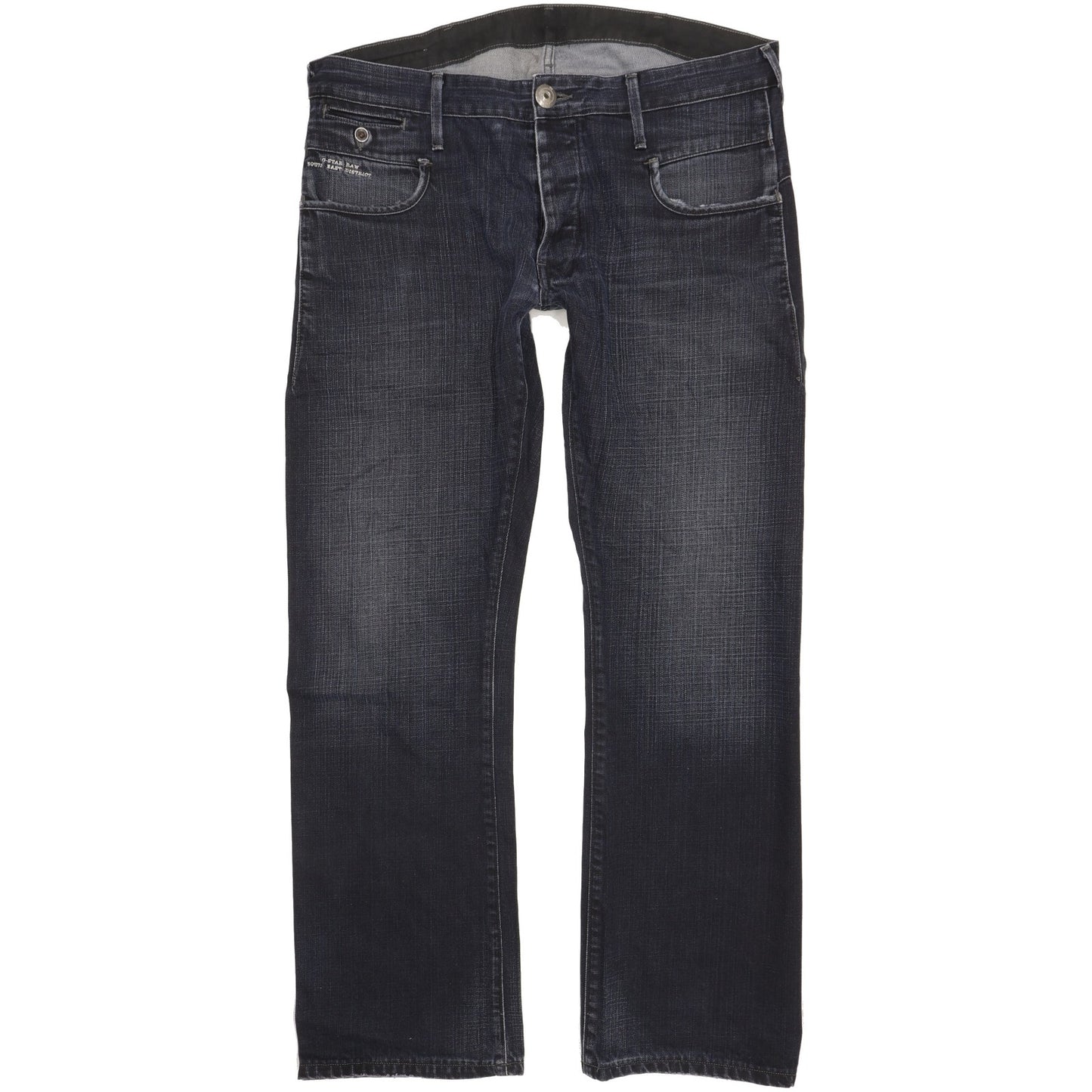 G-Star Radar Duty Men Navy Straight Loose Jeans W38 L33