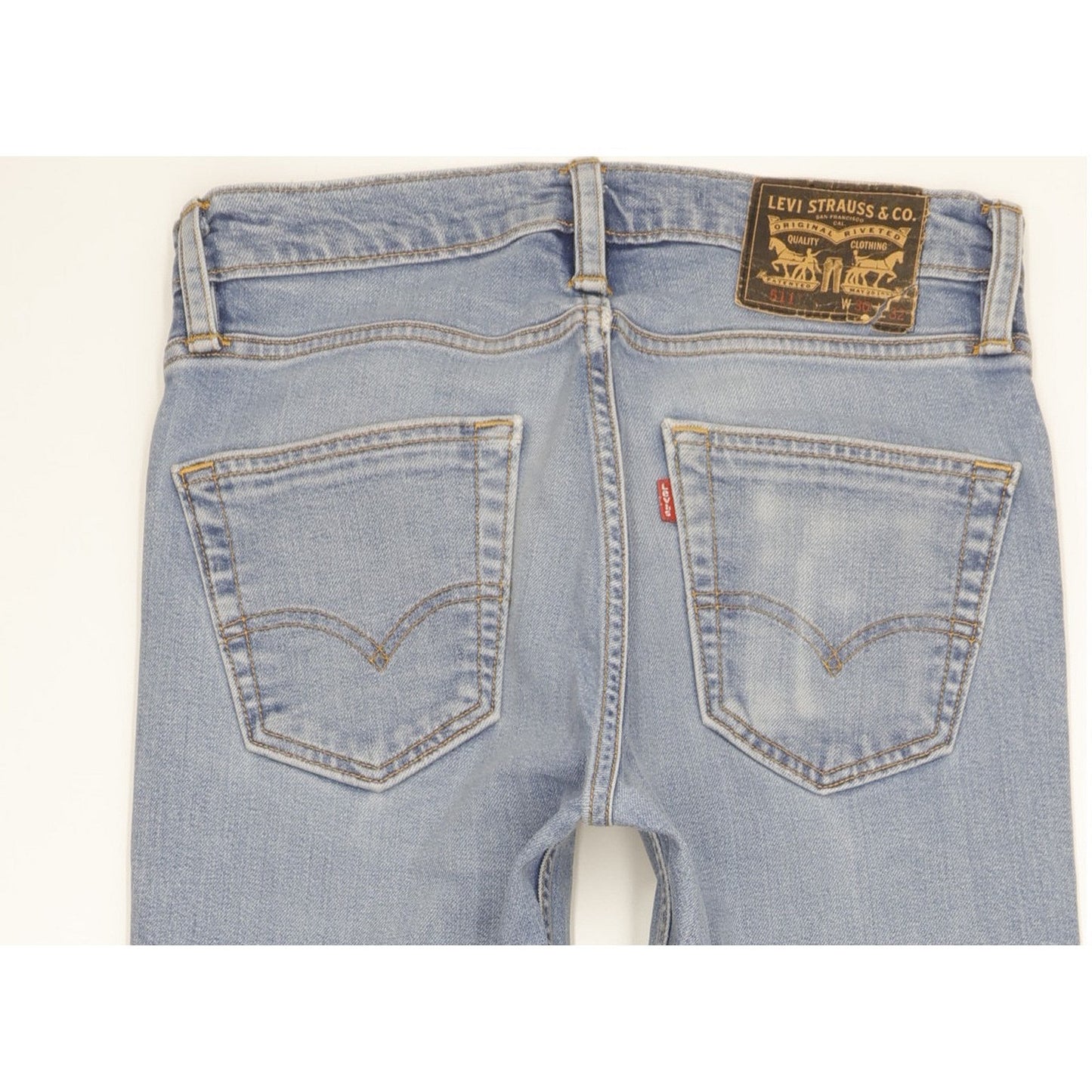 Levi's 511 Men Blue Straight Slim Jeans W30 L32