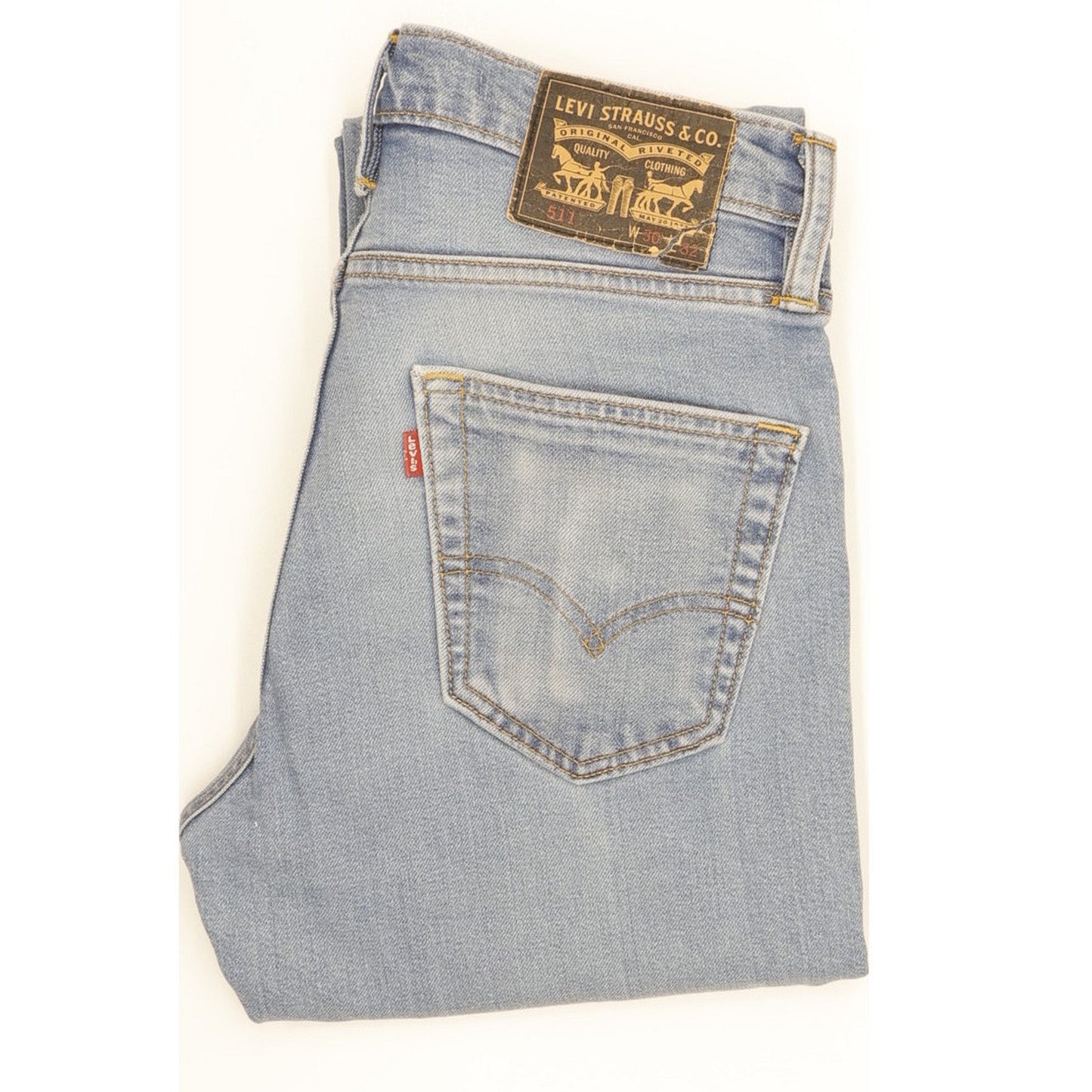 Levi's 511 Men Blue Straight Slim Jeans W30 L32