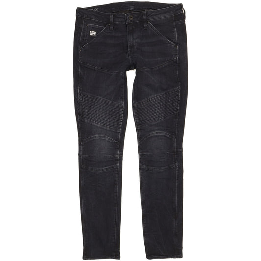 G-Star 5620 Women Navy Skinny Slim Stretch Jeans W29 L30