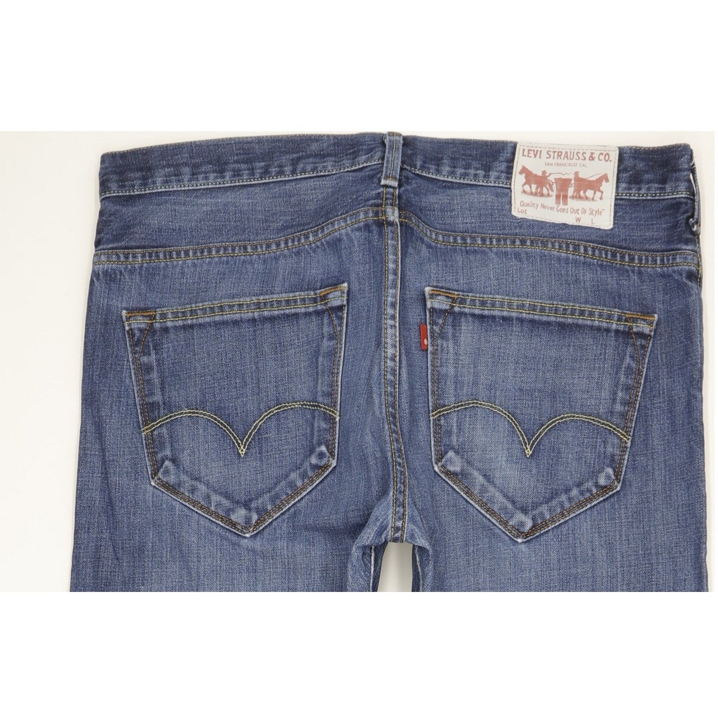 Levi's Men Blue Straight Regular Jeans W36 L30