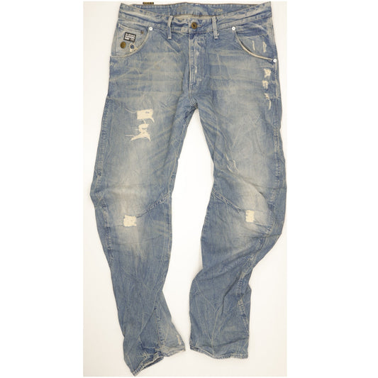 G-Star Arc Men Blue Tapered Loose Jeans W36 L34