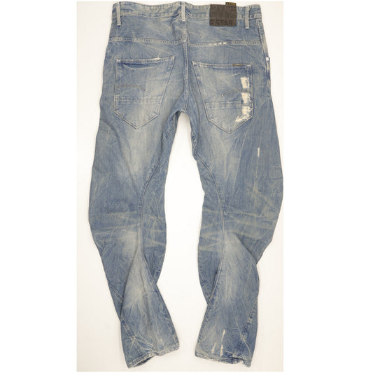 G-Star Arc Men Blue Tapered Loose Jeans W36 L34