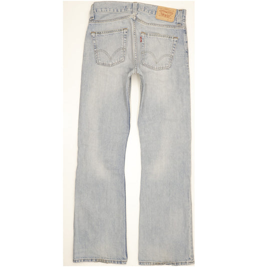 Levi's 512 Men Blue Bootcut Slim Jeans W31 L33