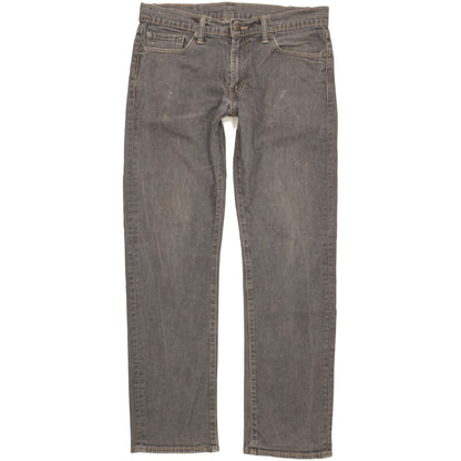 Levi's 504 Men Grey Straight Regular Jeans W32 L31