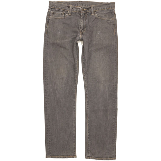 Levi's 504 Men Grey Straight Regular Jeans W32 L31