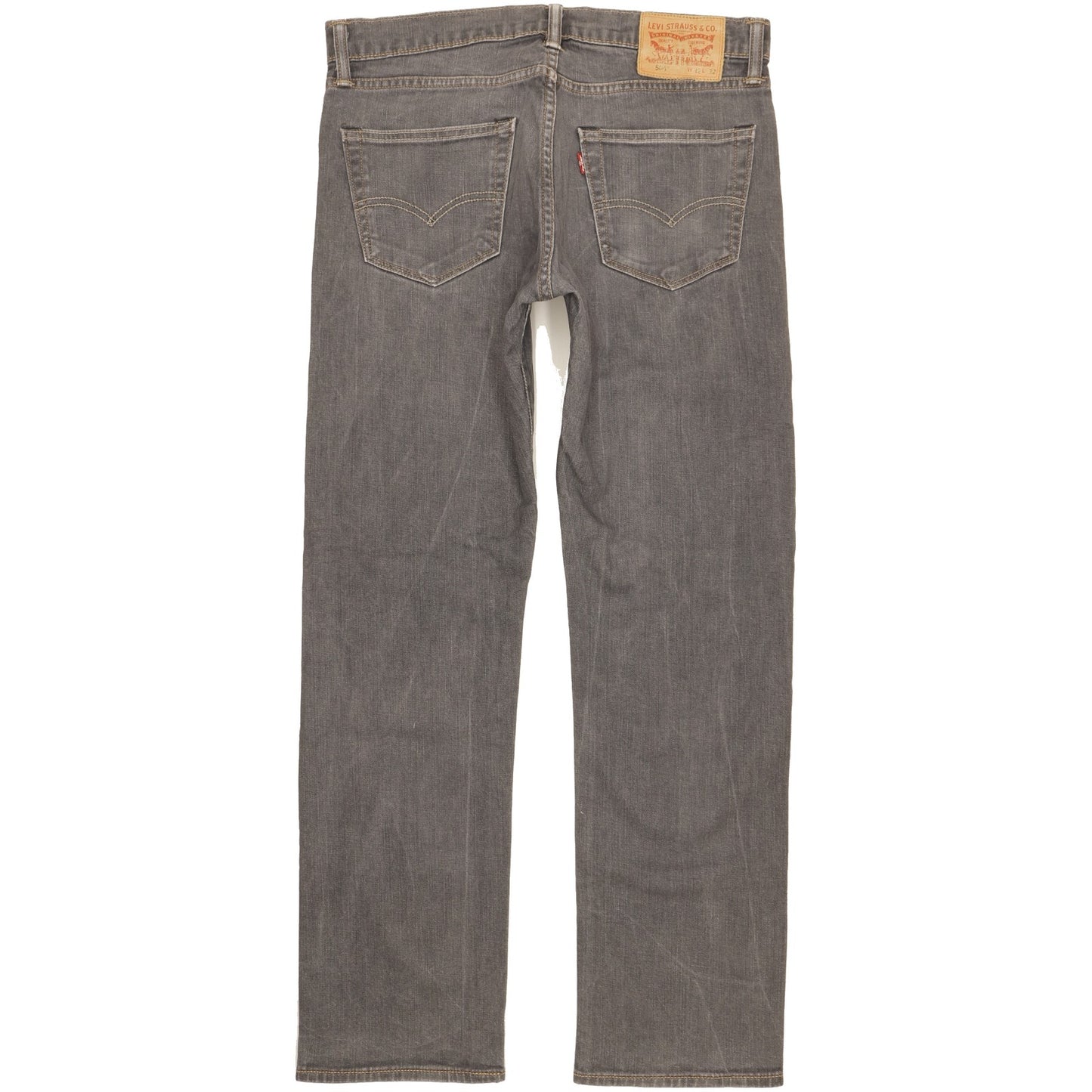 Levi's 504 Men Grey Straight Regular Jeans W32 L31