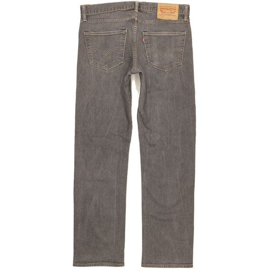 Levi's 504 Men Grey Straight Regular Jeans W32 L31