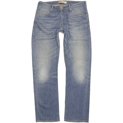 Levi's 506 Men Blue Straight Regular Stretch Jeans W34 L34