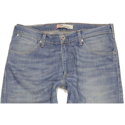 Levi's 506 Men Blue Straight Regular Stretch Jeans W34 L34