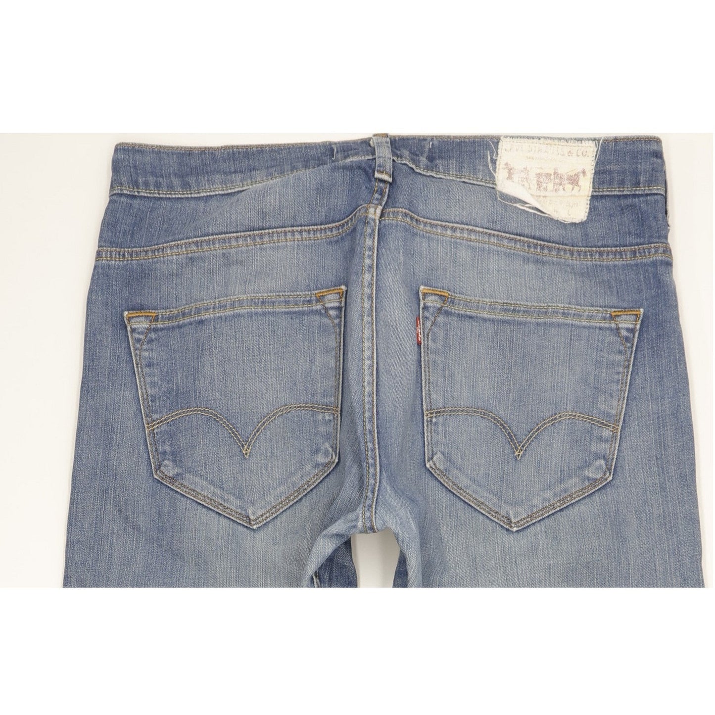 Levi's 506 Men Blue Straight Regular Stretch Jeans W34 L34