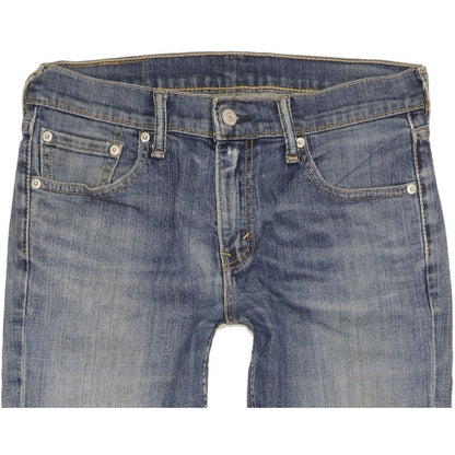 Levi's 511 Men Blue Straight Slim Stretch Jeans W30 L28