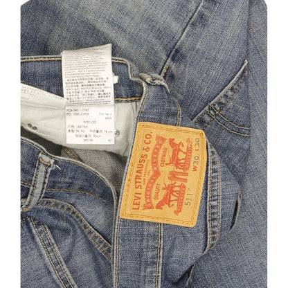 Levi's 511 Men Blue Straight Slim Stretch Jeans W30 L28