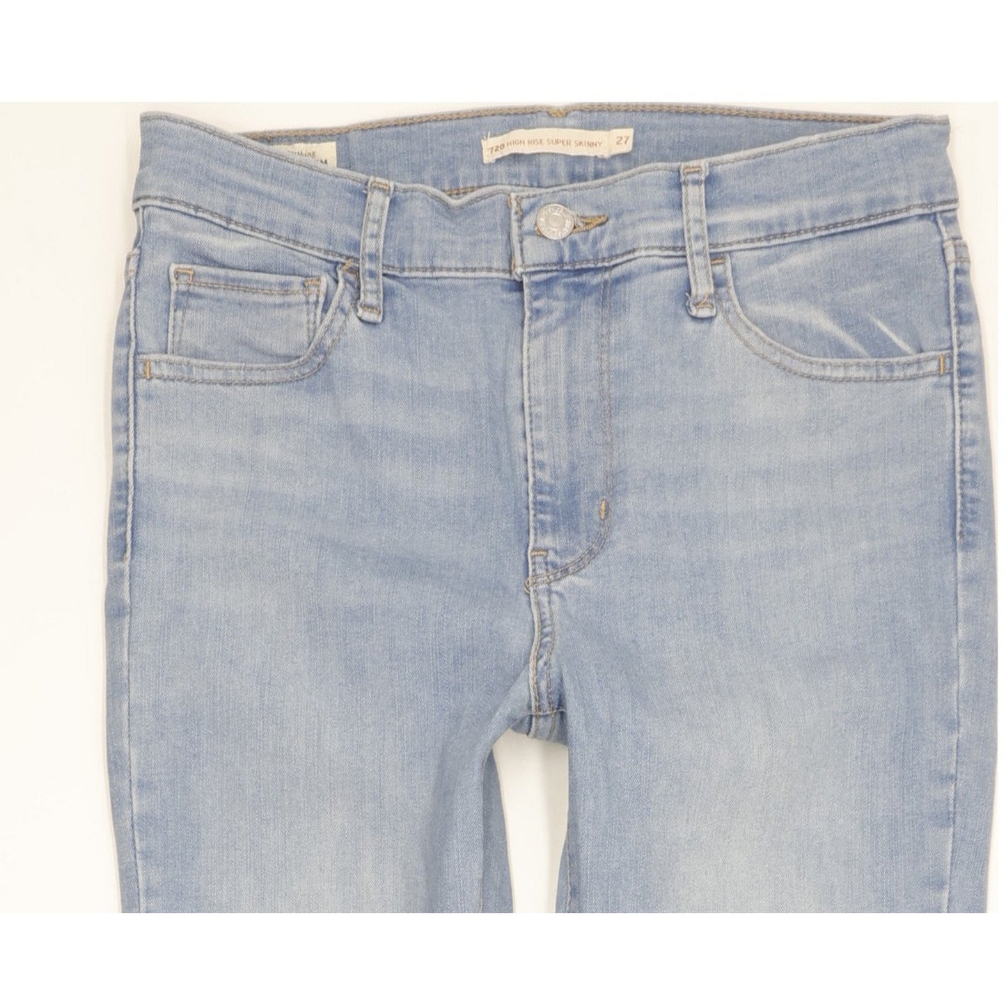 Levi's 720 Women Blue Skinny Slim Stretch Jeans W27 L30