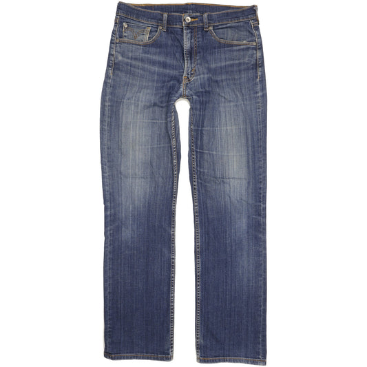 Levi's 506 Men Blue Straight Regular Jeans W34 L33