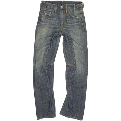 G-Star S.C. A Crotch Men Blue Straight Regular Jeans W29 L32