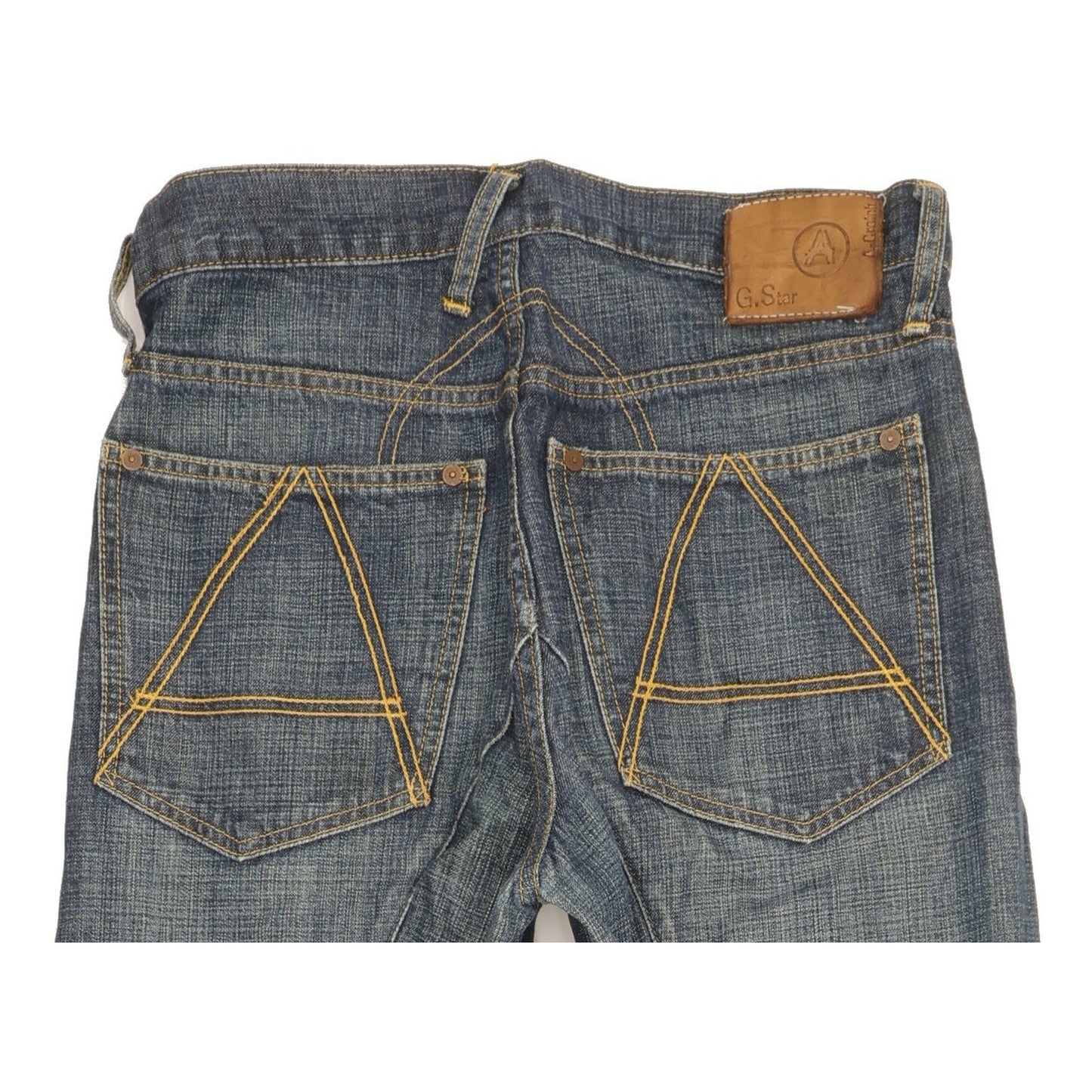 G-Star S.C. A Crotch Men Blue Straight Regular Jeans W29 L32