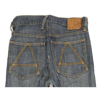 G-Star S.C. A Crotch Men Blue Straight Regular Jeans W29 L32