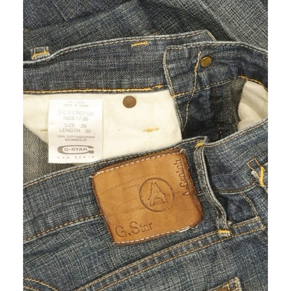 G-Star S.C. A Crotch Men Blue Straight Regular Jeans W29 L32