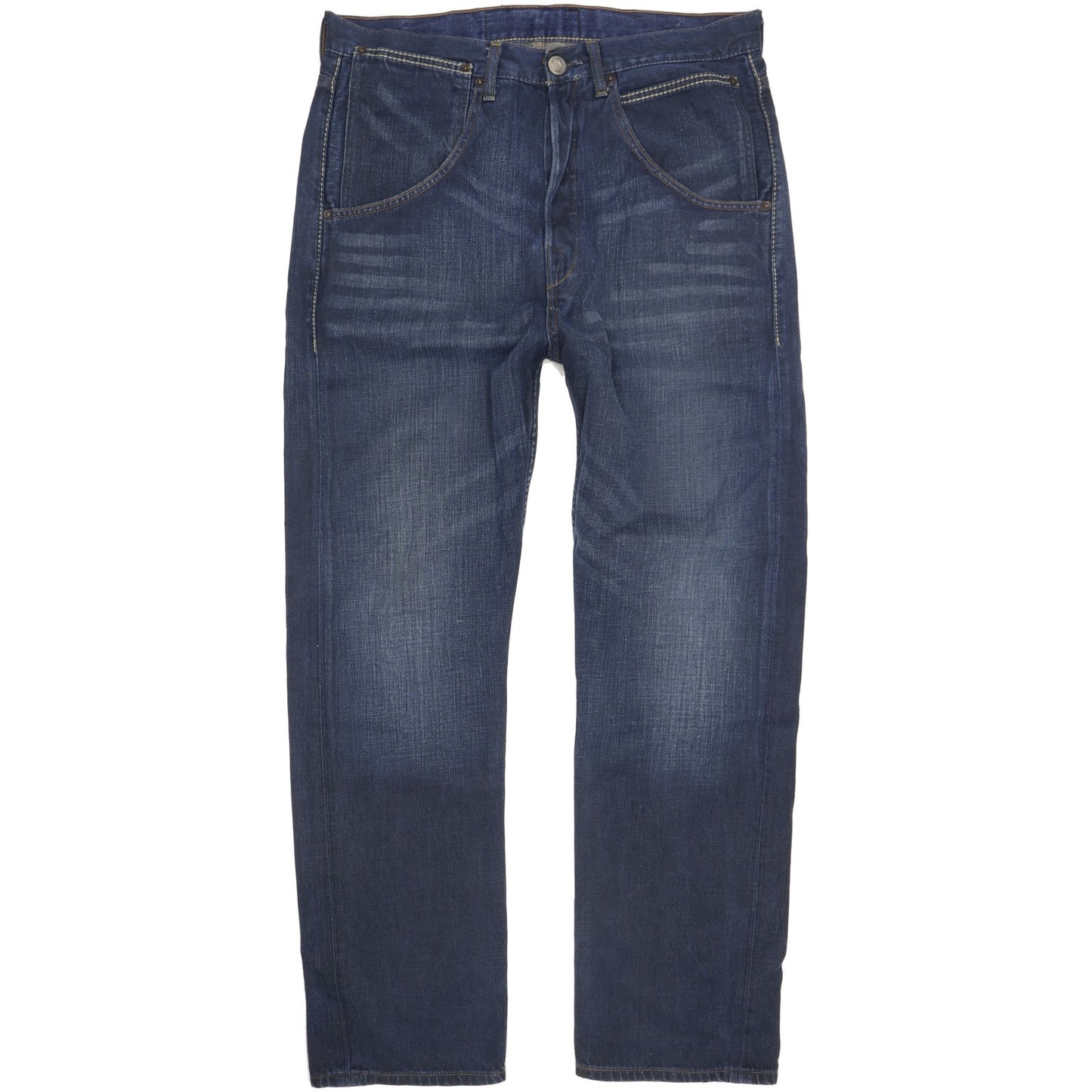 Levi's Men Blue Straight Regular Jeans W34 L34