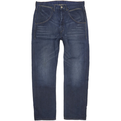 Levi's Men Blue Straight Regular Jeans W34 L34