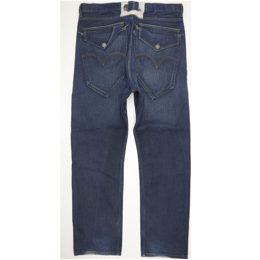 Levi's Men Blue Straight Regular Jeans W34 L34