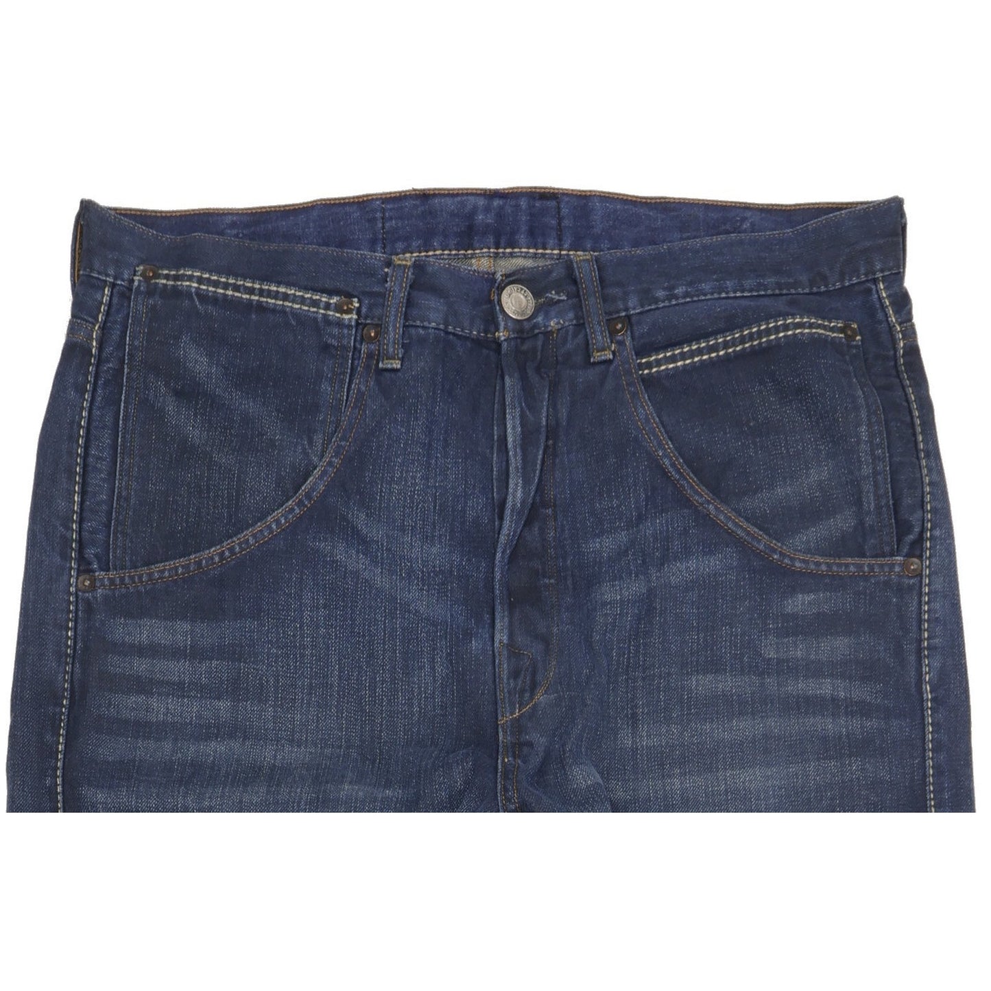 Levi's Men Blue Straight Regular Jeans W34 L34