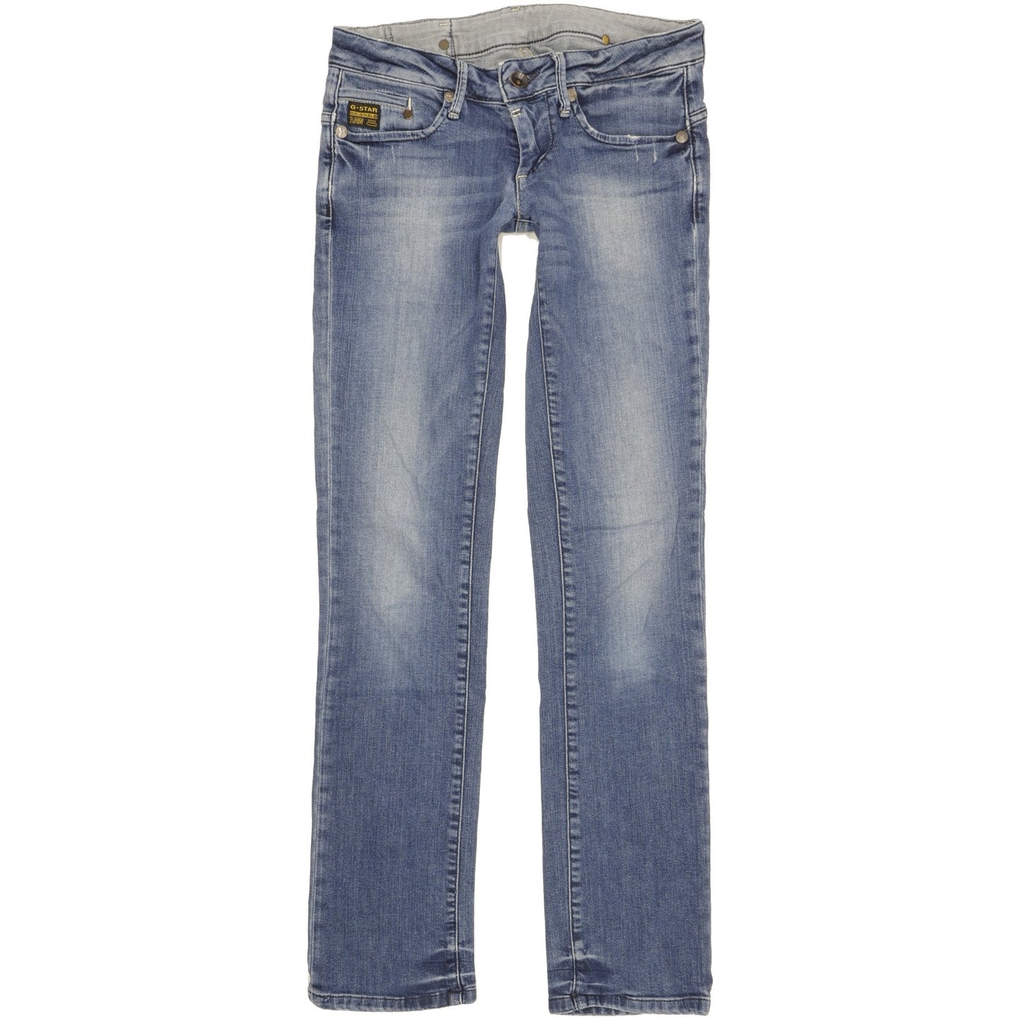 G-Star Midge Women Blue Straight Slim Stretch Jeans W29 L33