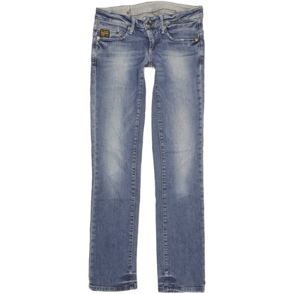 G-Star Midge Women Blue Straight Slim Stretch Jeans W29 L33