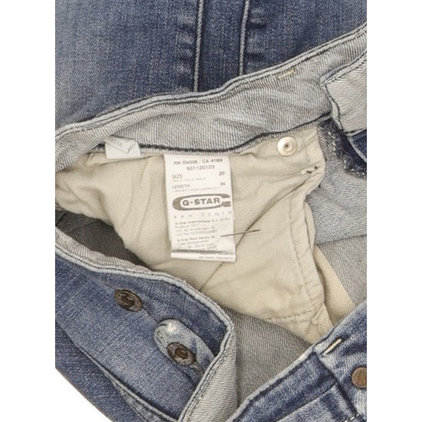 G-Star Midge Women Blue Straight Slim Stretch Jeans W29 L33