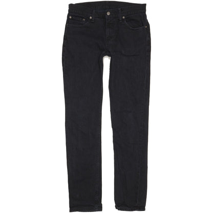 Levi's 511 Men Black Straight Slim Stretch Jeans W33 L33