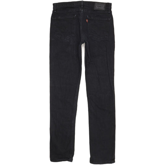 Levi's 511 Men Black Straight Slim Stretch Jeans W33 L33