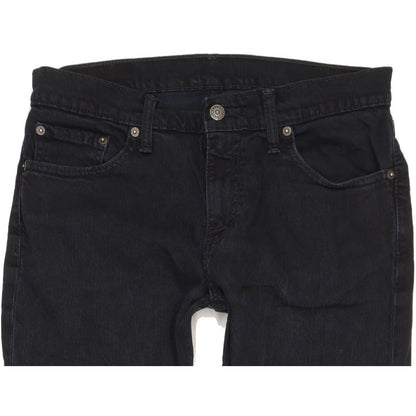 Levi's 511 Men Black Straight Slim Stretch Jeans W33 L33