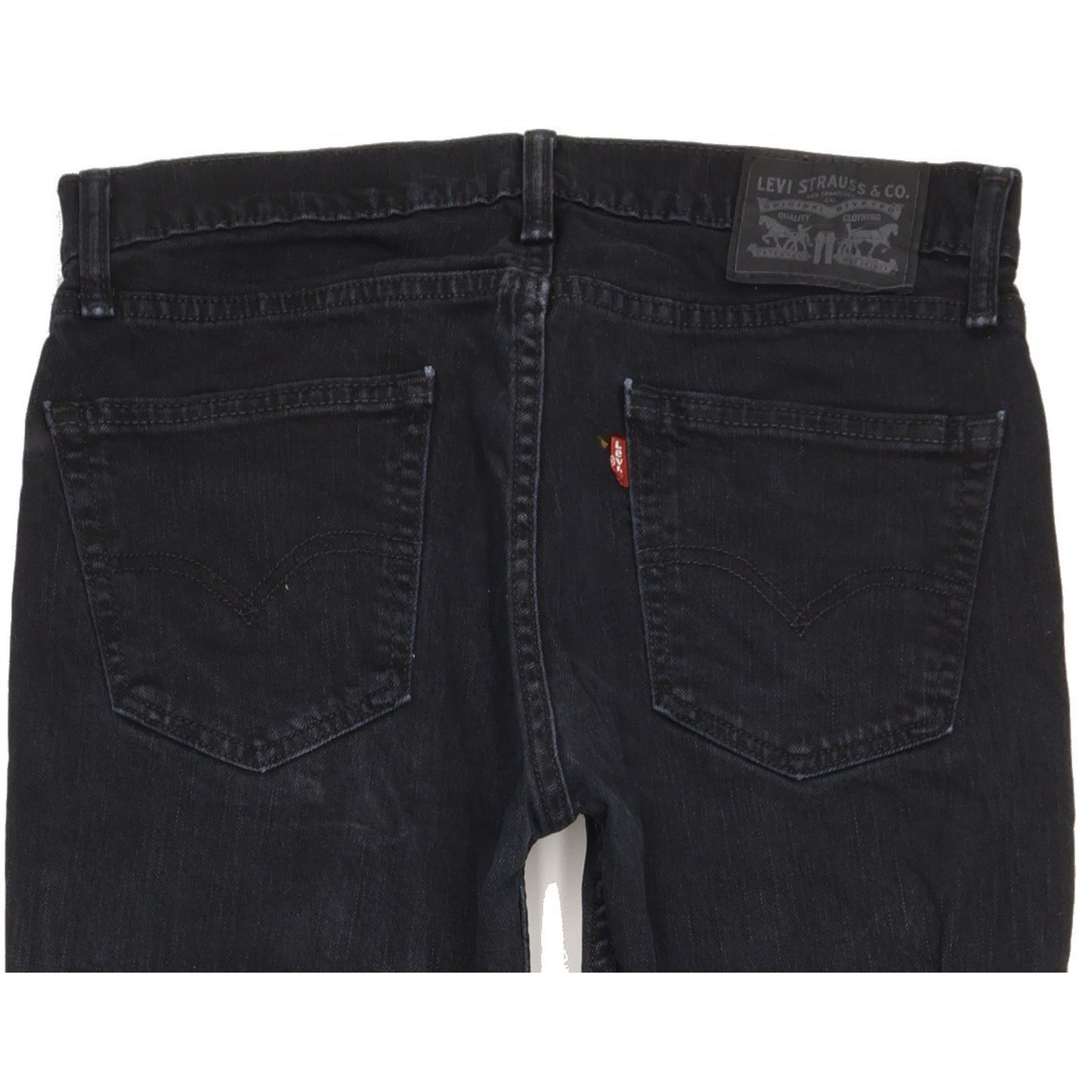 Levi's 511 Men Black Straight Slim Stretch Jeans W33 L33