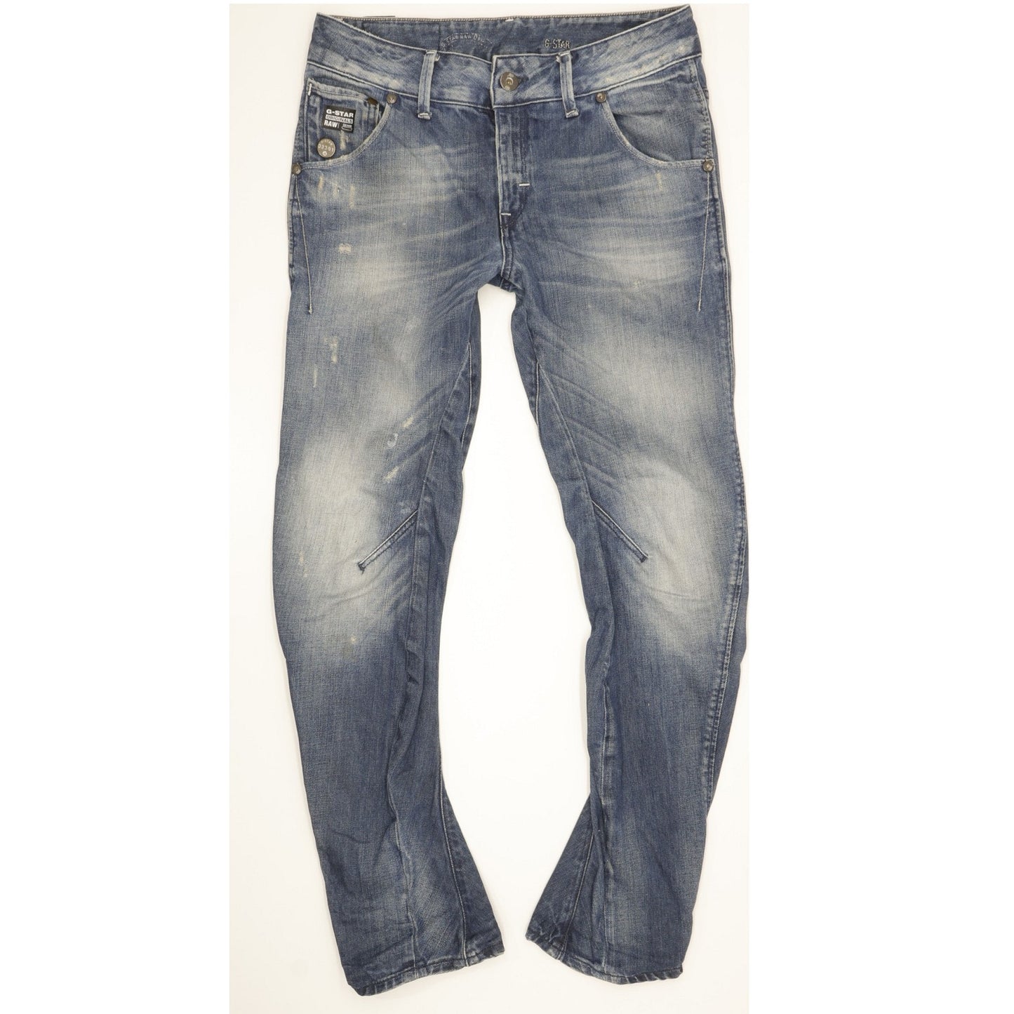 G-Star Arc 3D Women Blue Tapered Loose Jeans W27 L30