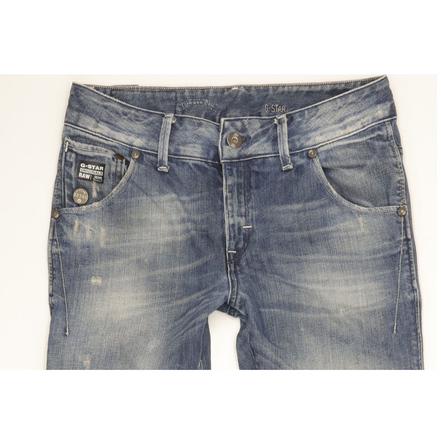G-Star Arc 3D Women Blue Tapered Loose Jeans W27 L30