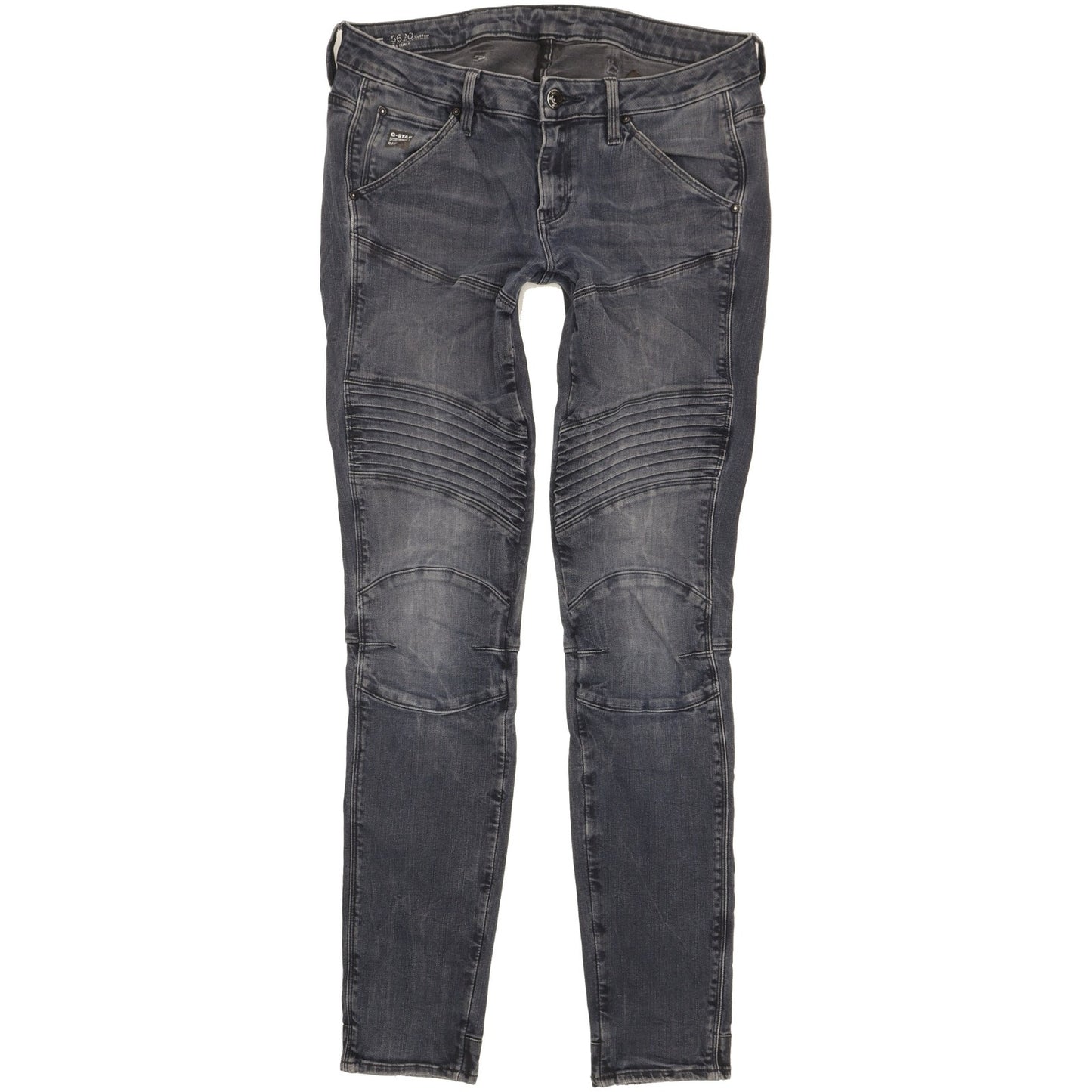 G-Star 5620 Custom Women Navy Skinny Slim Stretch Jeans W29 L31