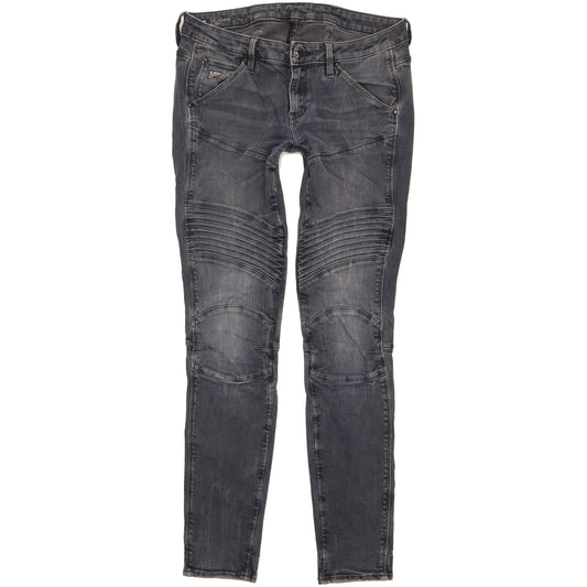 G-Star 5620 Custom Women Navy Skinny Slim Stretch Jeans W29 L31