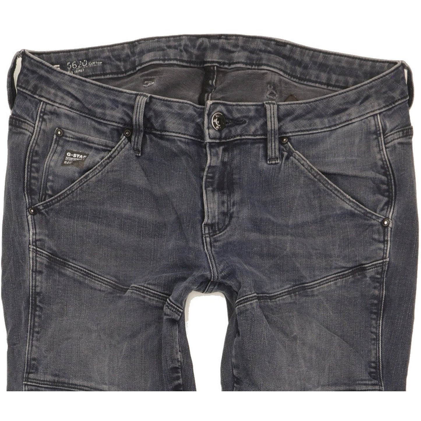 G-Star 5620 Custom Women Navy Skinny Slim Stretch Jeans W29 L31