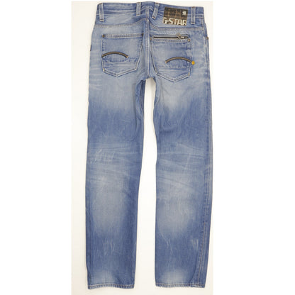 G-Star Attacc Men Blue Straight Slim Jeans W31 L32