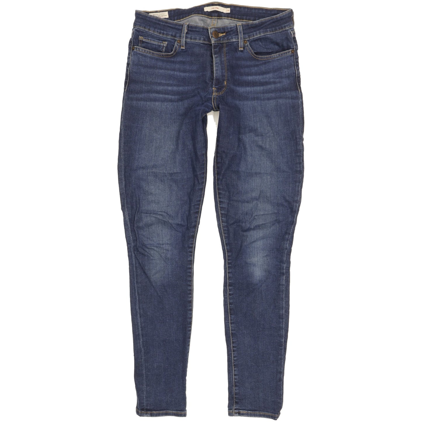 Levi's 711 Women Blue Skinny Slim Stretch Jeans W29 L30
