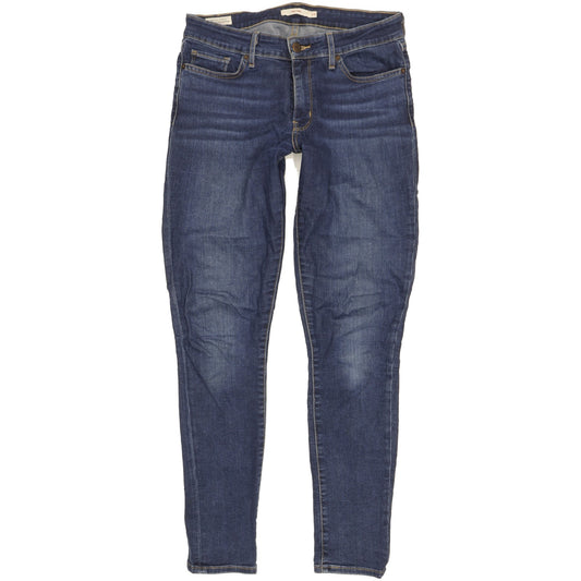 Levi's 711 Women Blue Skinny Slim Stretch Jeans W29 L30