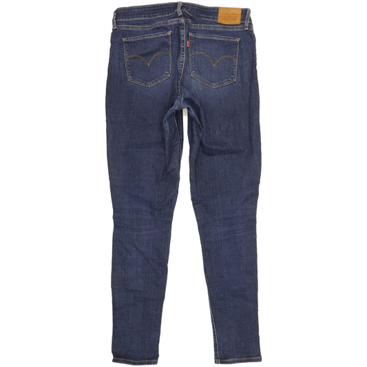 Levi's 711 Women Blue Skinny Slim Stretch Jeans W29 L30