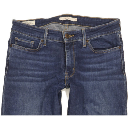 Levi's 711 Women Blue Skinny Slim Stretch Jeans W29 L30