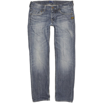 G-Star Attacc Men Blue Straight Regular Jeans W32 L32