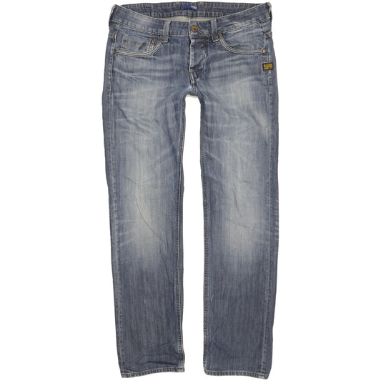 G-Star Attacc Men Blue Straight Regular Jeans W32 L32