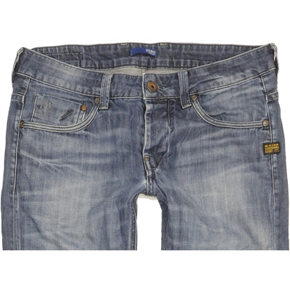 G-Star Attacc Men Blue Straight Regular Jeans W32 L32