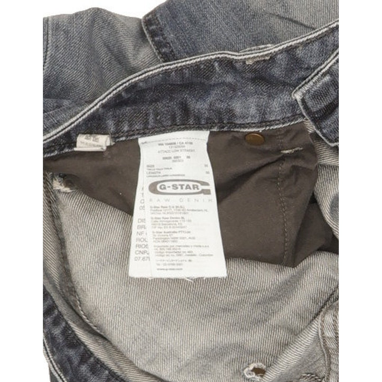 G-Star Attacc Men Blue Straight Regular Jeans W32 L32